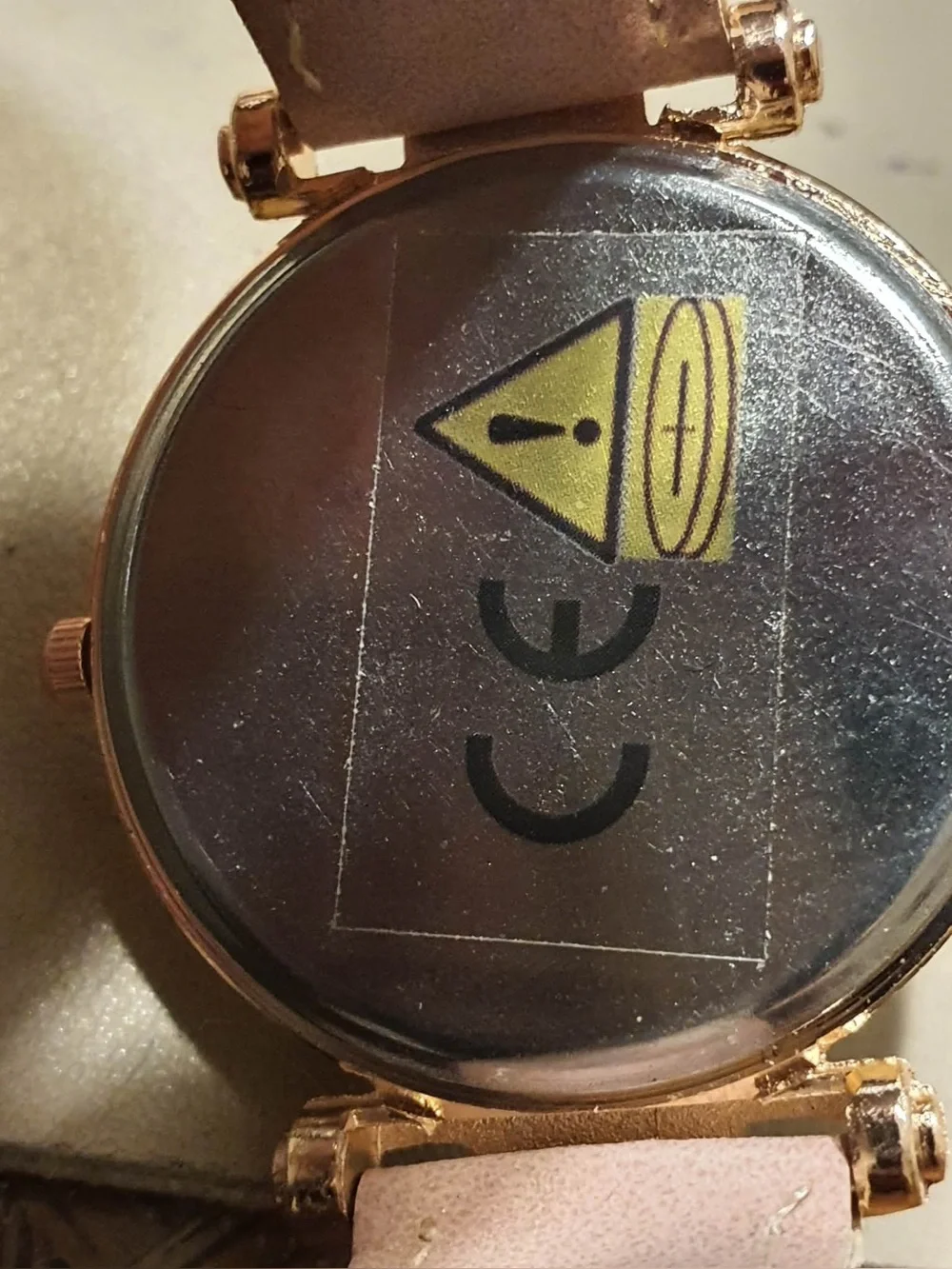 🦋10/$20🦋 Goldtone/Black Rhinestone Leather Hearts Women's Watch